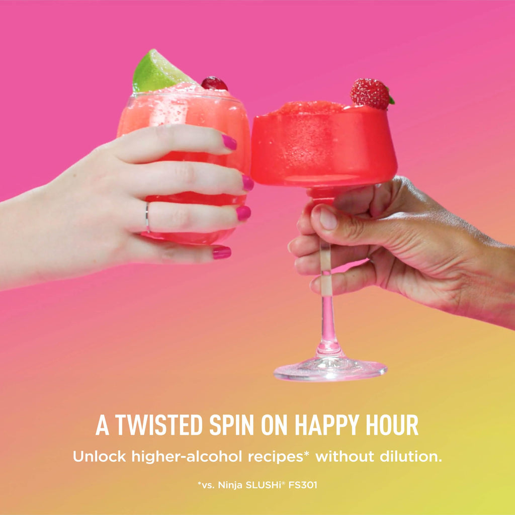 Ninja SLUSHi Frozen Drink & Slushie Machine with RapidChill Technology | 88 oz. Easy Fill Vessel | 5 Preset Programs | Make Margaritas, Frappés, & More | With Dishwasher Safe Parts | Black | FS301