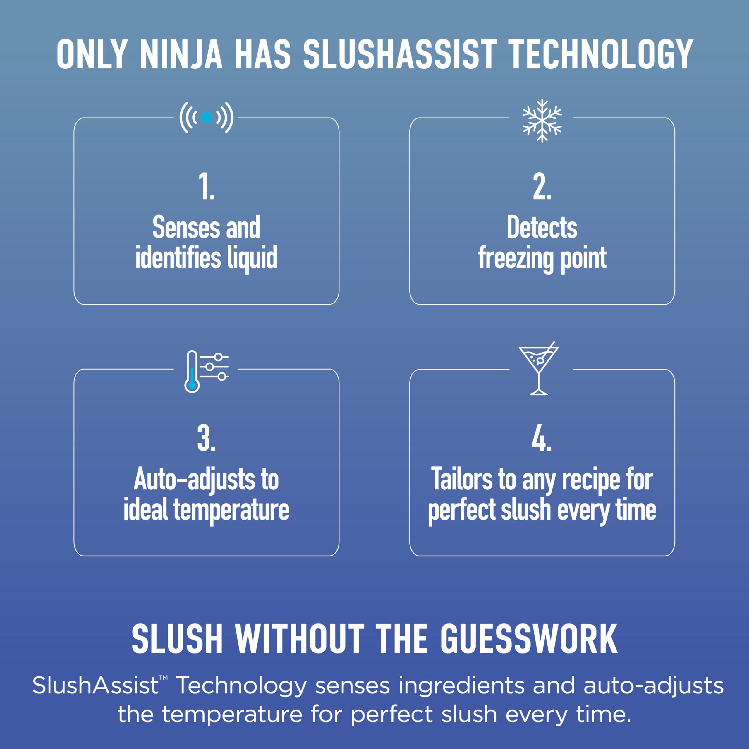 Ninja SLUSHi Frozen Drink & Slushie Machine with RapidChill Technology | 88 oz. Easy Fill Vessel | 5 Preset Programs | Make Margaritas, Frappés, & More | With Dishwasher Safe Parts | Black | FS301