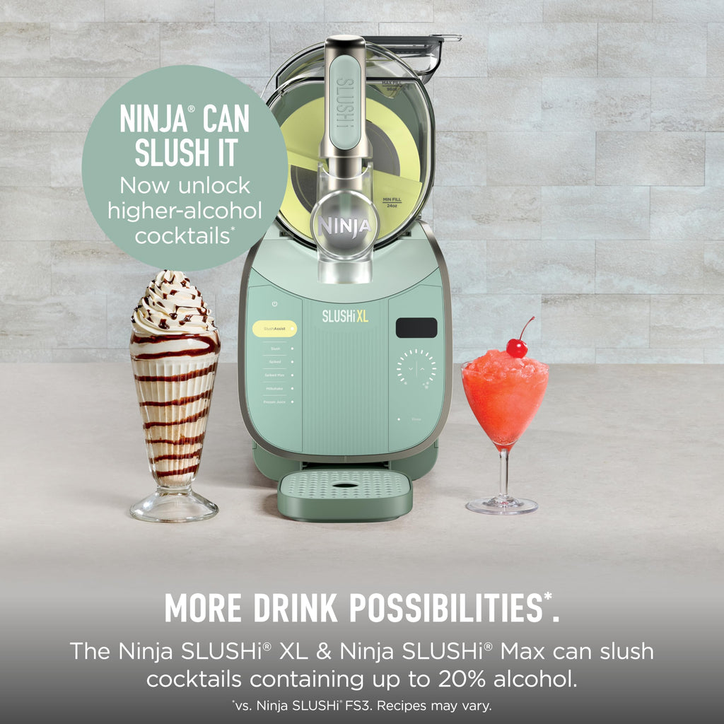 Ninja SLUSHi Frozen Drink & Slushie Machine with RapidChill Technology | 88 oz. Easy Fill Vessel | 5 Preset Programs | Make Margaritas, Frappés, & More | With Dishwasher Safe Parts | Black | FS301