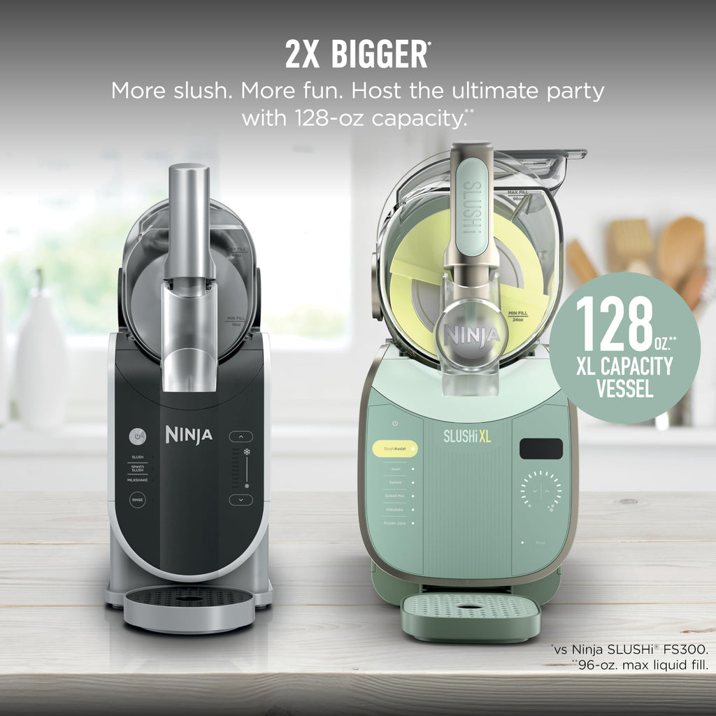Ninja SLUSHi Frozen Drink & Slushie Machine with RapidChill Technology | 88 oz. Easy Fill Vessel | 5 Preset Programs | Make Margaritas, Frappés, & More | With Dishwasher Safe Parts | Black | FS301