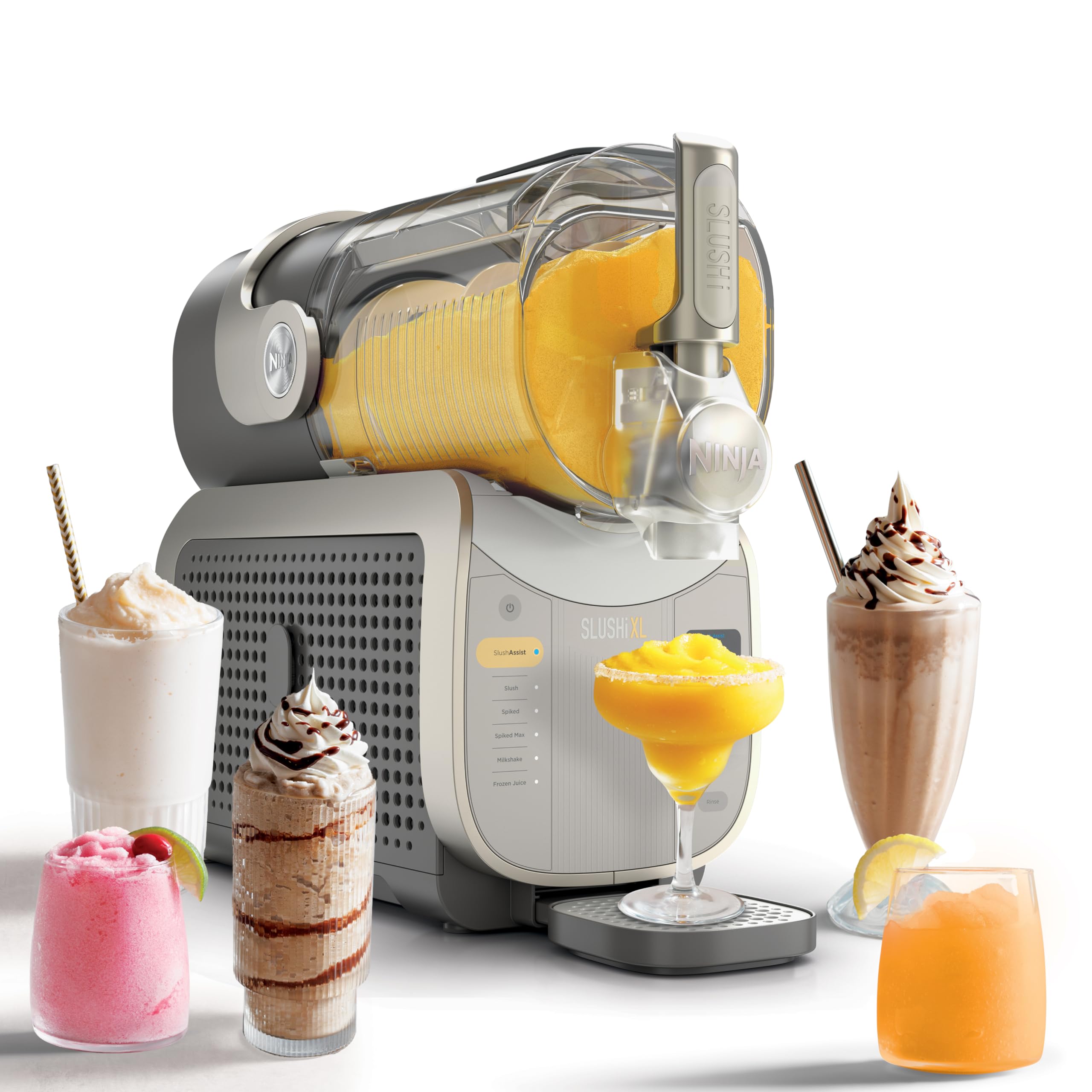 Ninja SLUSHi Frozen Drink & Slushie Machine with RapidChill Technology | 88 oz. Easy Fill Vessel | 5 Preset Programs | Make Margaritas, Frappés, & More | With Dishwasher Safe Parts | Black | FS301