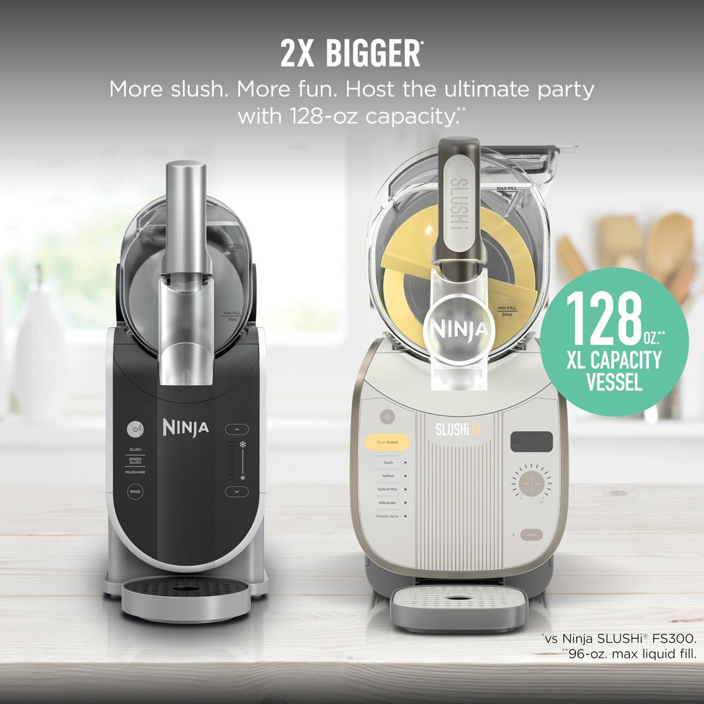 Ninja SLUSHi Frozen Drink & Slushie Machine with RapidChill Technology | 88 oz. Easy Fill Vessel | 5 Preset Programs | Make Margaritas, Frappés, & More | With Dishwasher Safe Parts | Black | FS301