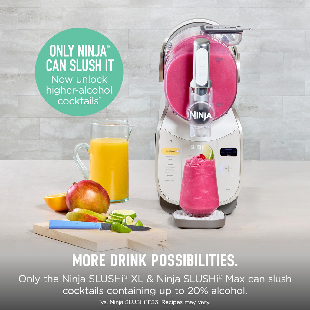 Ninja SLUSHi Frozen Drink & Slushie Machine with RapidChill Technology | 88 oz. Easy Fill Vessel | 5 Preset Programs | Make Margaritas, Frappés, & More | With Dishwasher Safe Parts | Black | FS301