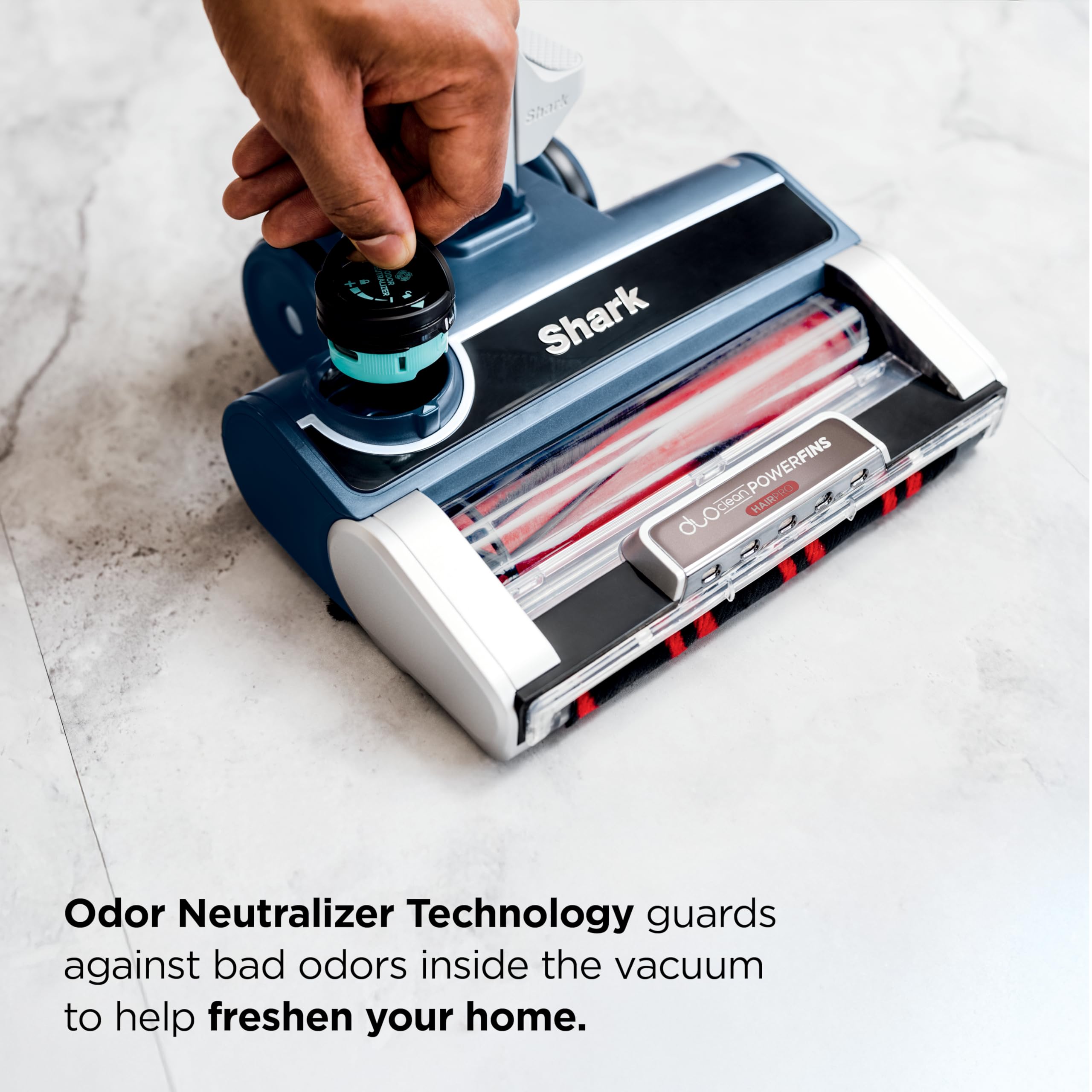 Shark Detect Ultralight Corded Stick Vacuum with Direction Detect and Self-Cleaning Brushroll, Powerful Hair Pickup, Ultra-Lightweight, Crevice & Upholstery Tool Included, Evergreen, HZ752