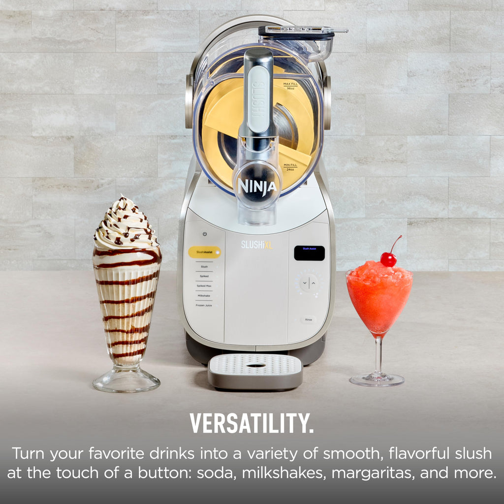 Ninja SLUSHi Frozen Drink & Slushie Machine with RapidChill Technology | 88 oz. Easy Fill Vessel | 5 Preset Programs | Make Margaritas, Frappés, & More | With Dishwasher Safe Parts | Black | FS301