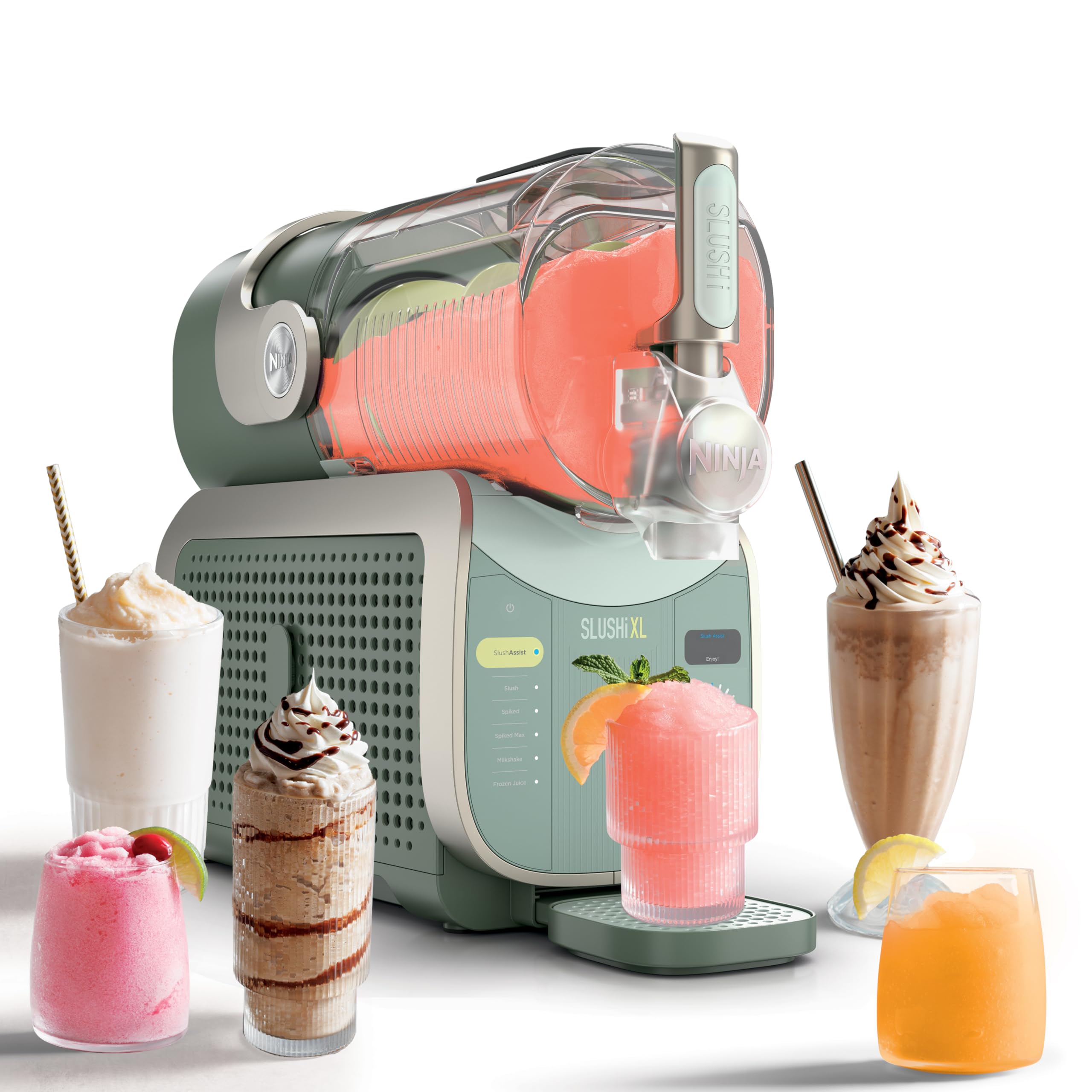 Ninja SLUSHi Frozen Drink & Slushie Machine with RapidChill Technology | 88 oz. Easy Fill Vessel | 5 Preset Programs | Make Margaritas, Frappés, & More | With Dishwasher Safe Parts | Black | FS301